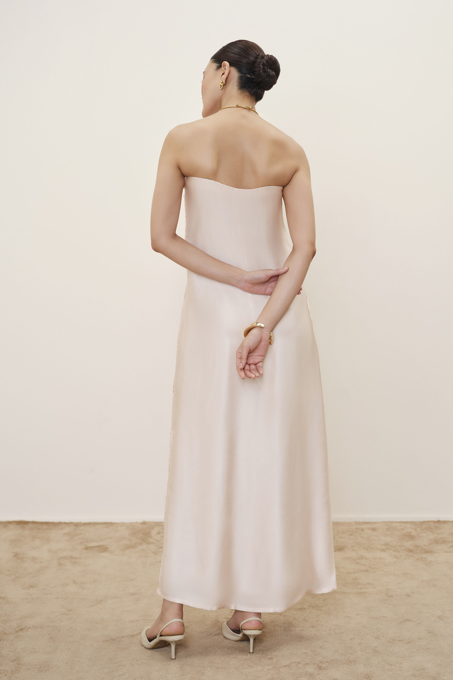 Pink Flower Modal Dress, Pink, image 6